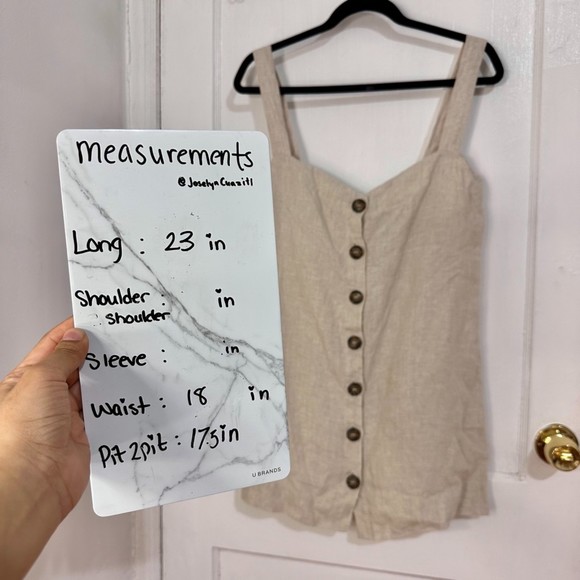 REFORMATION Shetland Linen Mini Dress M - Picture 3 of 11